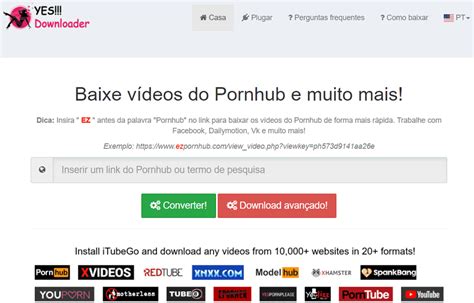 baixar vídeos pornhub